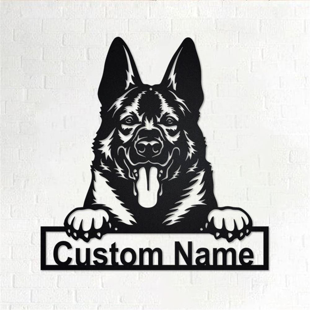 Custom Metal Sign, West Gothic Dog Metal Sign, Anniversary Gift, Dog House Sign, Outdoor Sign, Home Decor Sign