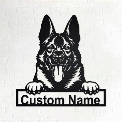 Custom Metal Sign, West Gothic Dog Metal Sign, Anniversary Gift, Dog House Sign, Outdoor Sign, Home Decor Sign