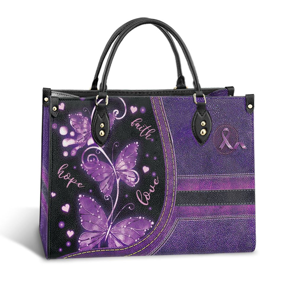 Custom Name Faith Leather Bag, Women's Pu Leather Bag, Best Mother's Day Gifts