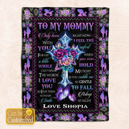 Custom Name Gift To My Mommy Blanket Mother's Day, Birthday Gift