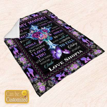 Custom Name Gift To My Mommy Blanket Mother's Day, Birthday Gift