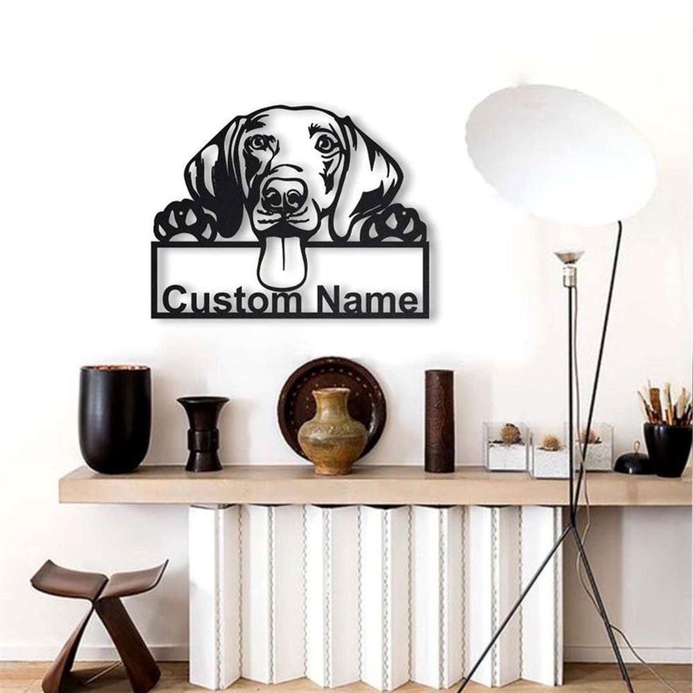 Custom Weimaraner Dog Metal Sign, Led Lights Weimaraner Metal Sign, Dog Lover Gift, Dog Wall Sign, Home Decor Sign