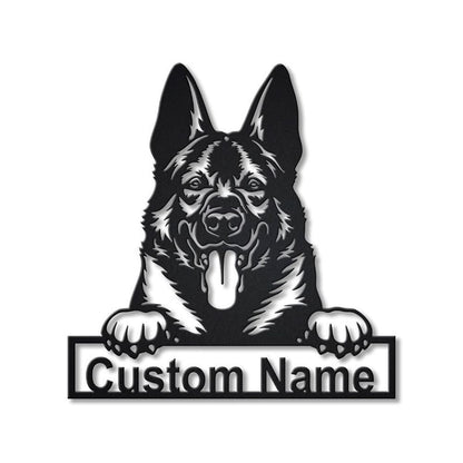 Custom West Gothic Dog Metal Sign, Led Lights West Gothic Sign, Dog Lover Gift, Dog Wall Sign, Home Decor Sign