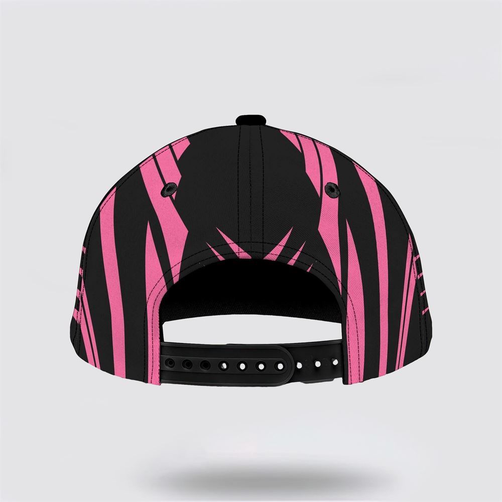 Customized Breast Cancer Awareness Butterfly Printed Baseball Cap, Gifts For Breast Cancer Patients, Breast Cancer Hat