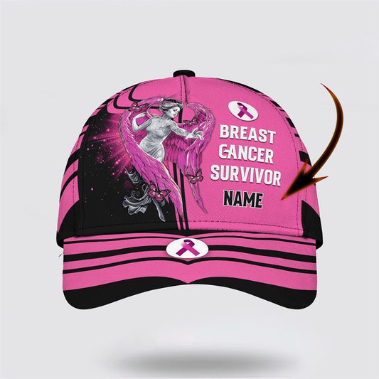 Customized Breast Cancer Awareness Survivor Art Baseball Cap, Gifts For Breast Cancer Patients, Breast Cancer Hat