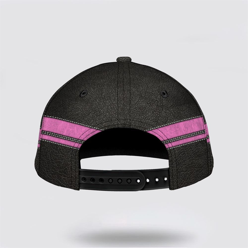 Customized Breast Cancer Awareness Warrior Fower Art Baseball Cap, Gifts For Breast Cancer Patients, Breast Cancer Hat