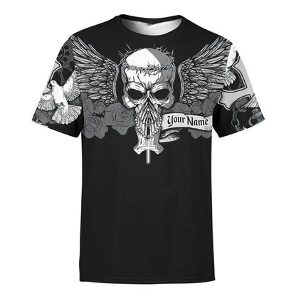 Customized Dead To Sin Alive In Christ Jesuss All Over Print 3D T-Shirt, Gift For Christian, Jesus Shirt