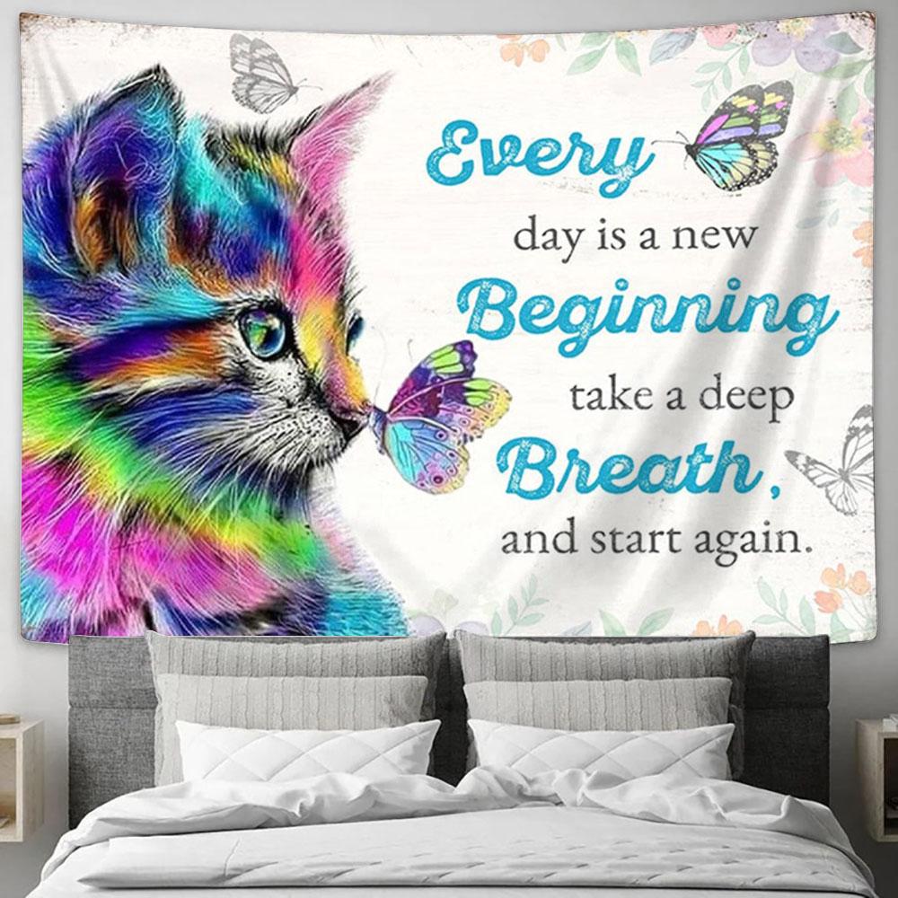 Cute Cat Wall Art - Cat Lady Gift for Women