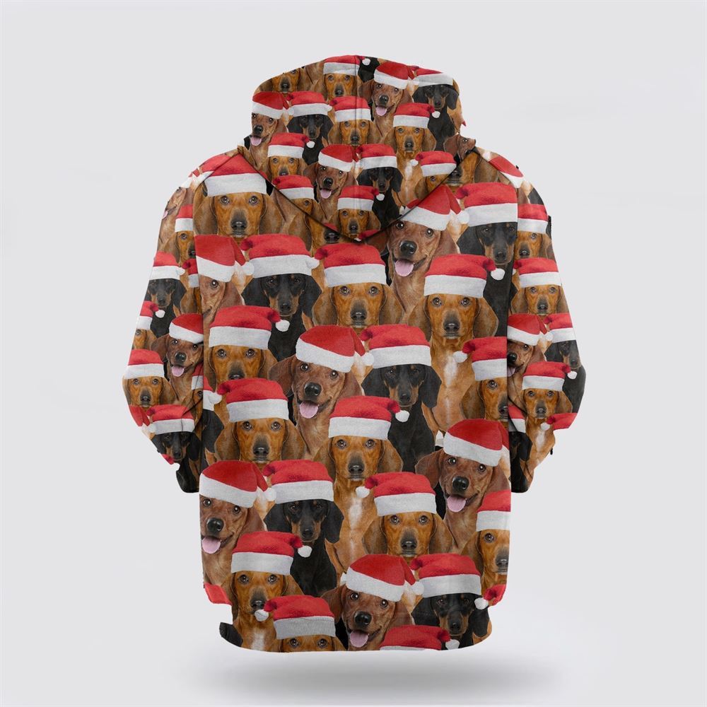 Dachshund Christmas Group All Over Print 3D Hoodie For Men & Women, Christmas Dog Hoodie, Christmas Hoodie Cute, Christmas Gift