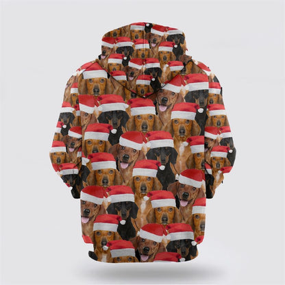 Dachshund Christmas Group All Over Print 3D Hoodie For Men & Women, Christmas Dog Hoodie, Christmas Hoodie Cute, Christmas Gift