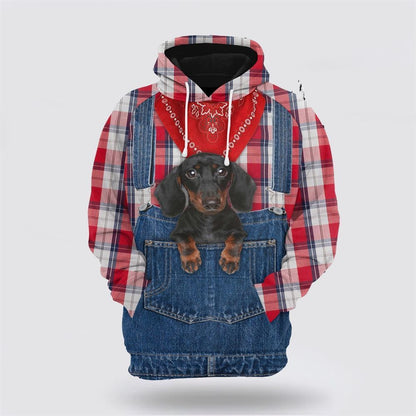 Dachshund Farm All Over Print 3D Hoodie For Men & Women, Christmas Dog Hoodie, Christmas Hoodie Cute, Christmas Gift