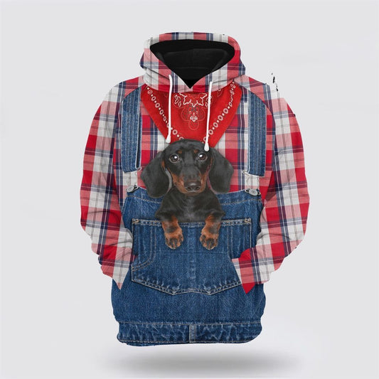 Dachshund Farm All Over Print 3D Hoodie For Men & Women, Christmas Dog Hoodie, Christmas Hoodie Cute, Christmas Gift