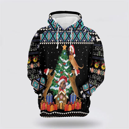 Dachshund Group Christmas Tree All Over Print 3D Hoodie For Men & Women, Christmas Dog Hoodie, Christmas Hoodie Cute, Christmas Gift