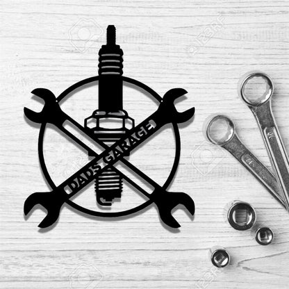 Dads Garage Metal Sign, Garage Sign, Fathers Day Gifts