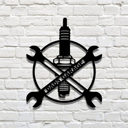 Dads Garage Metal Sign, Garage Sign, Fathers Day Gifts