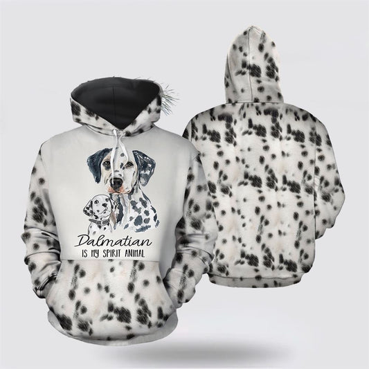Dalmatian My Spirit Animal All Over Print 3D Hoodie For Men & Women, Christmas Dog Hoodie, Christmas Hoodie Cute, Christmas Gift
