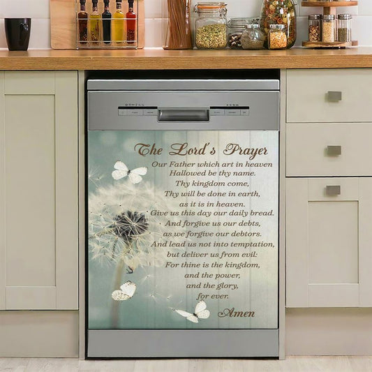 Dandelion Create In Me A Clean Heart Psalm 5110 Dishwasher Cover, Bible Verse Dishwasher Magnet Cover, Scripture Kitchen Decor