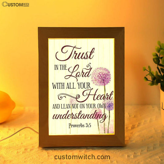 Dandelion Just Breathe Vertical Frame Lamp Prints - Bible Verse Decor - Scripture Art