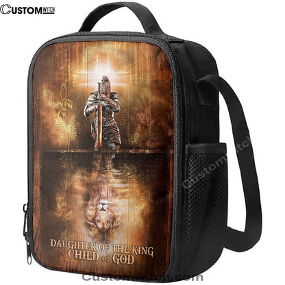 Daughter Of The King Child Of God Lunch Bag, Christian Lunch Bag For School, Picnic, Religious Lunch Bag