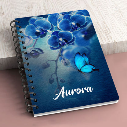 Delight Yourself In The Lord Psalm 374 Personalized Spiral Notebook, Christian Spiritual Gifts For Friends