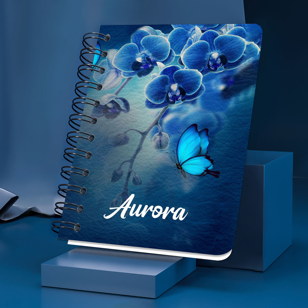 Delight Yourself In The Lord Psalm 374 Personalized Spiral Notebook, Christian Spiritual Gifts For Friends