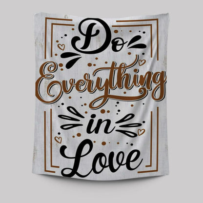 Do Everything In Love 1 Corinthians 1614 Bible Verse Wall Decor Art - Bible Verse Wall Decor - Scripture Wall Art