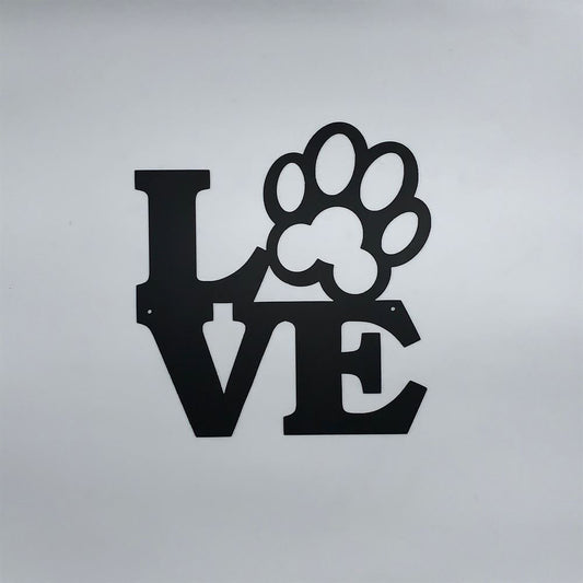 Dog Lovers Metal Sign, Anniversary Gift, Dog Wall Decor, Dog Wall Art, Home Decor Sign
