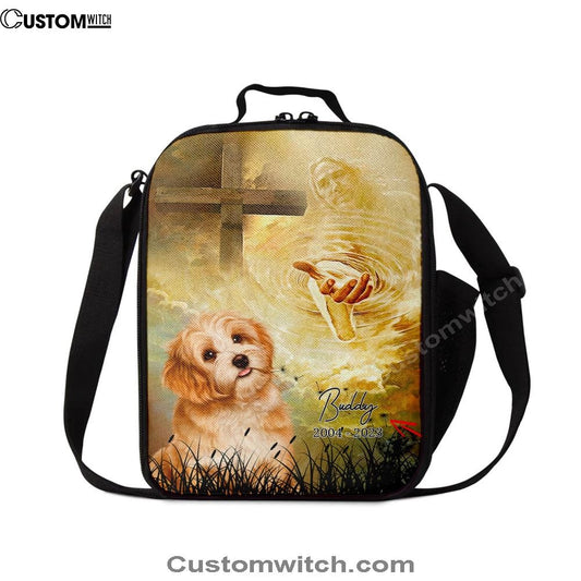Dog Memorial Lunch Bag, Christian Lunch Bag For School, Picnic, Religious Lunch Bag