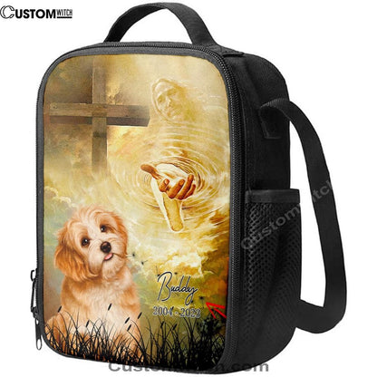 Dog Memorial Lunch Bag, Christian Lunch Bag For School, Picnic, Religious Lunch Bag