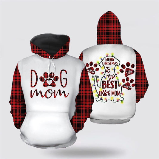 Dog Mom Christmas All Over Print 3D Hoodie For Men & Women, Christmas Dog Hoodie, Christmas Hoodie Cute, Christmas Gift