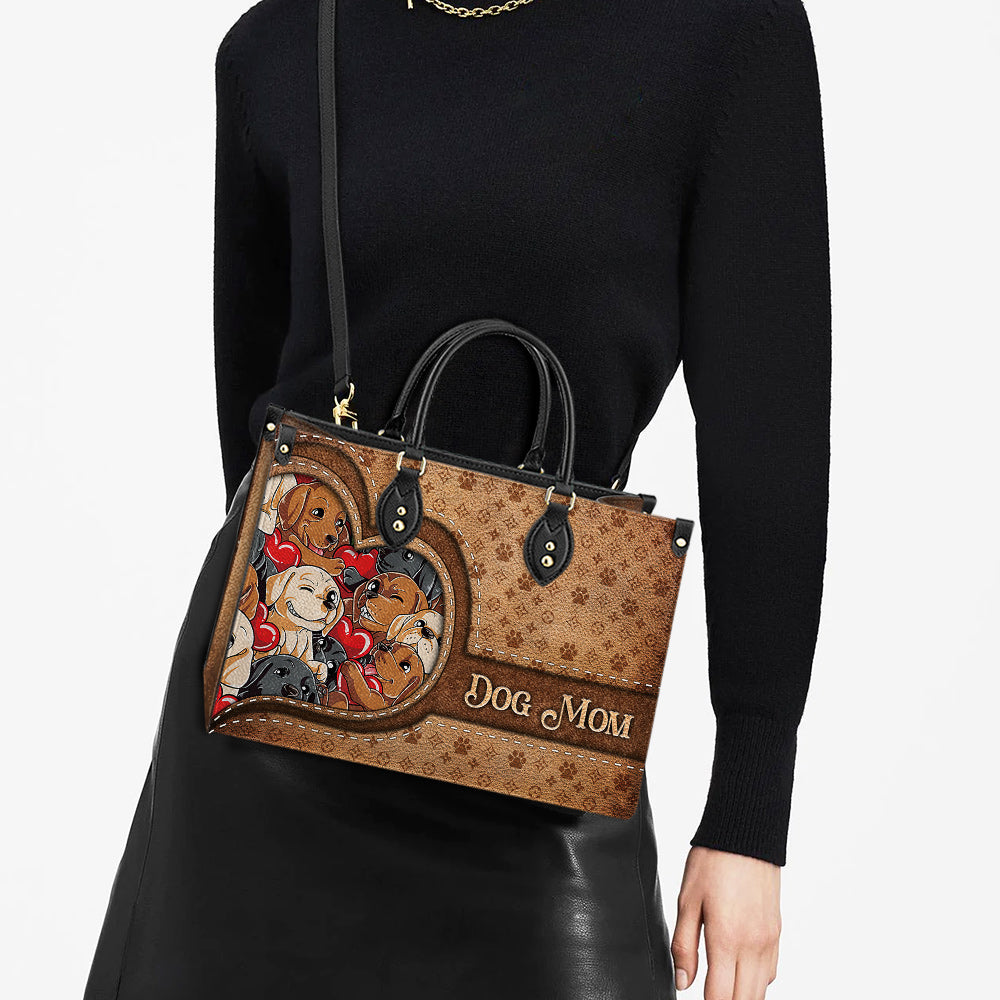 Dog Mom Leather Bag, Dog Mom Gift Ideas, Women's Pu Leather Bag