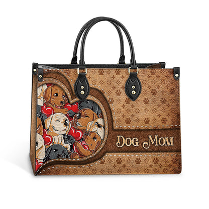 Dog Mom Leather Bag, Dog Mom Gift Ideas, Women's Pu Leather Bag