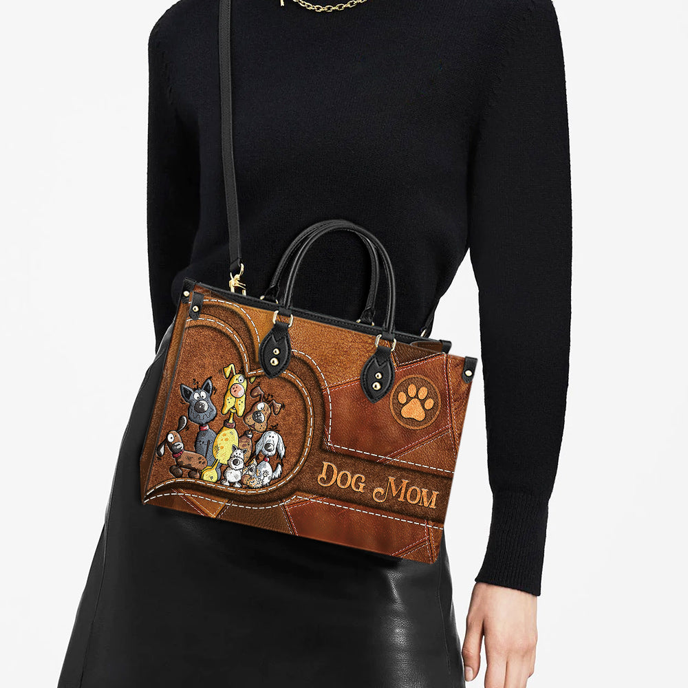 Dog Mom Pu Leather Bag 1, Dog Mom Gift Ideas, Women's Pu Leather Bag