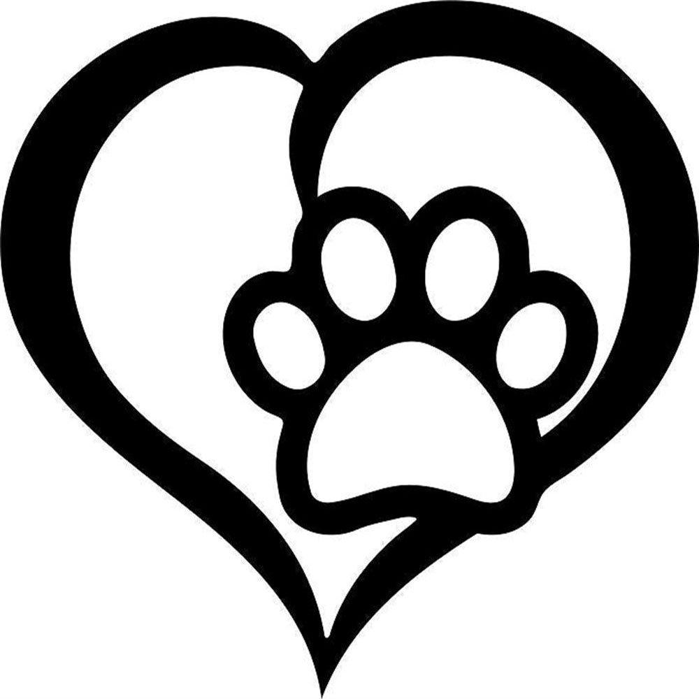Dogs Cats Love Paw Print Heart And Paw Pet Lover Metal Sign, Anniversary Gift, Dog Wall Decor, Dog Wall Art, Home Decor Sign
