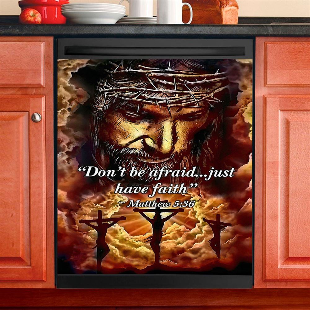 Don'T Cry Over The Past Birdhouse Hummingbird Spring Forest Dishwasher Cover, Christian Dishwasher Magnet Cover