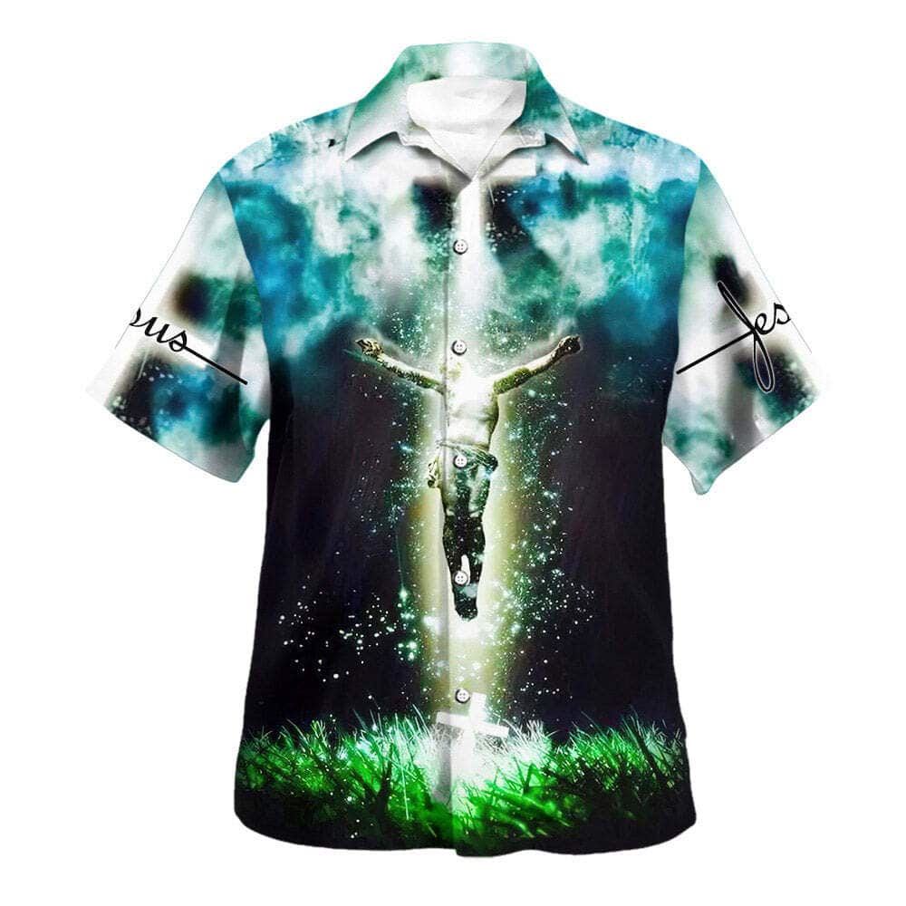 Easter Day Resurrection Of Jesus Hawaiian Shirt For Men, Christian Hawaiian Shirt, Gift For Christian