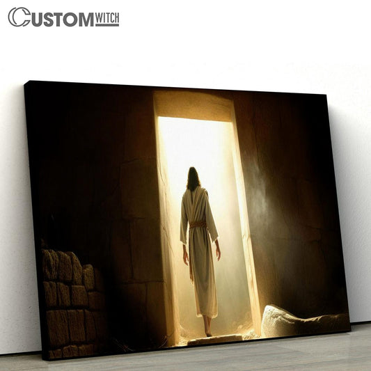 Easter Jesus Christ Come Out Tomb Canvas Pictures - Faith Art - Christian Canvas Wall Art Decor