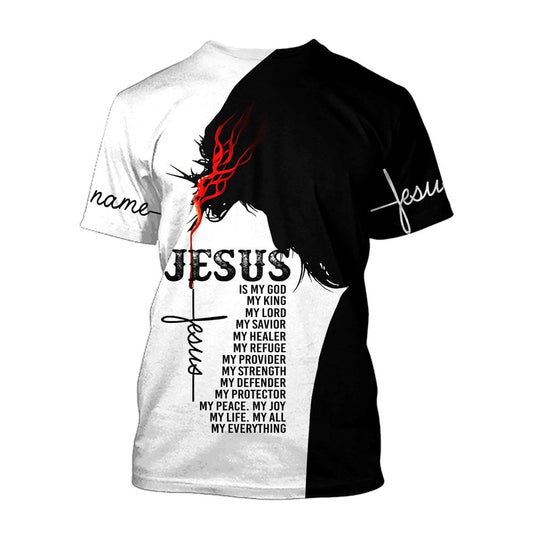 Easter Jesus Jesus Customizeds All Over Print 3D T-Shirt, Gift For Christian, Jesus Shirt