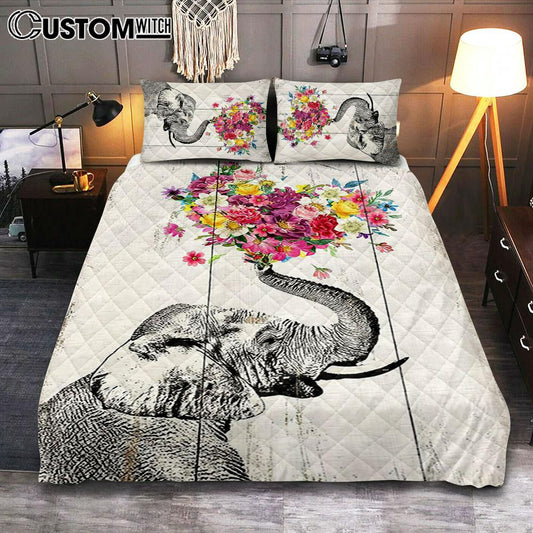 Elephant Floral Heart Boho Bedroom - Home Decoration, Bedroom, Bathroom, Apartment - Gift For Women