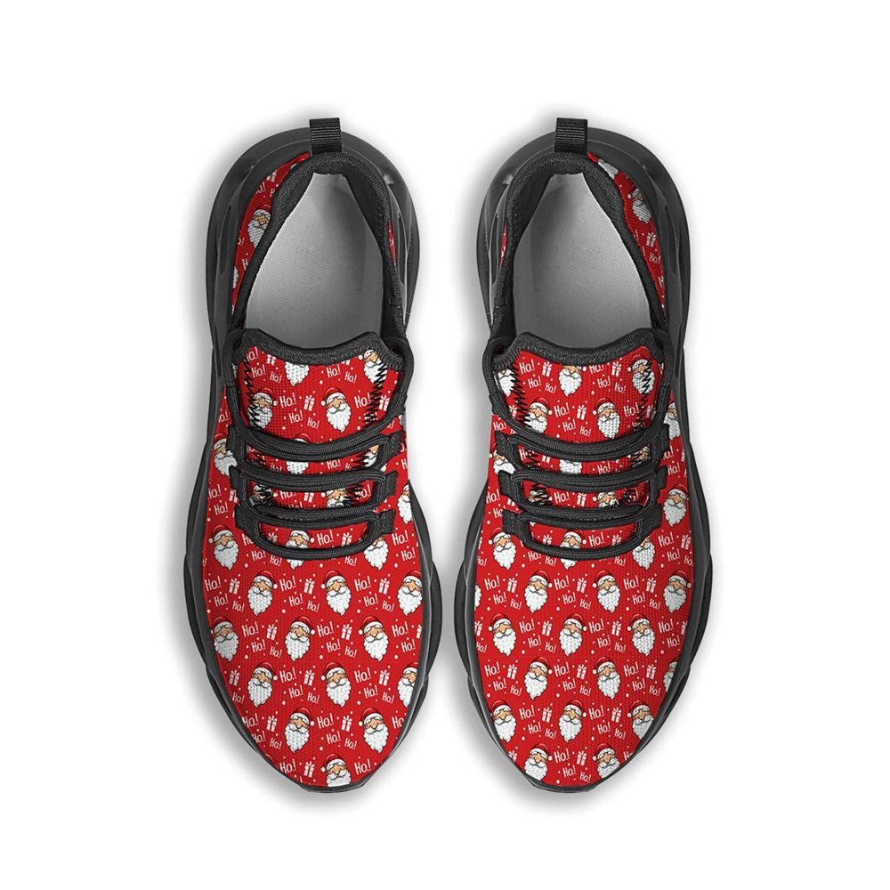Emoji Christmas Print Pattern Black Max Soul Shoes For Men Women, Best Running Sneaker, Christmas Shoes, Winter Fashion Shoes