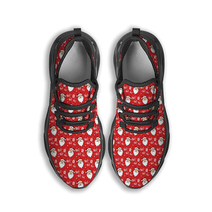 Emoji Christmas Print Pattern Black Max Soul Shoes For Men Women, Best Running Sneaker, Christmas Shoes, Winter Fashion Shoes