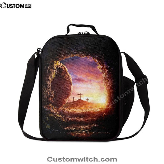 Empty Tomb Of Jesus Christ Lunch Bag, Christian Lunch Bag For School, Picnic, Religious Lunch Bag
