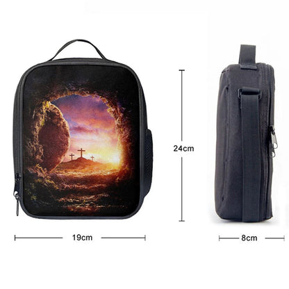 Empty Tomb Of Jesus Christ Lunch Bag, Christian Lunch Bag For School, Picnic, Religious Lunch Bag