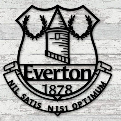 Everton Metal Wall Art, Metal Sign Led Wall Decor, Cut Metal Sign, Metal Wall Art, Metal House Sign, Wall Metal Sign, Home Decor Sign