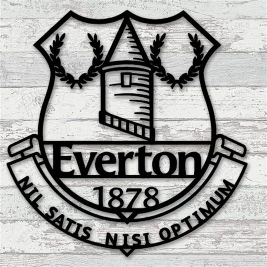 Everton Metal Wall Art, Metal Sign Led Wall Decor, Cut Metal Sign, Metal Wall Art, Metal House Sign, Wall Metal Sign, Home Decor Sign