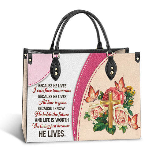 Faith God Is My Light 1 Leather Bag, Women's Pu Leather Bag, Best Mother's Day Gifts
