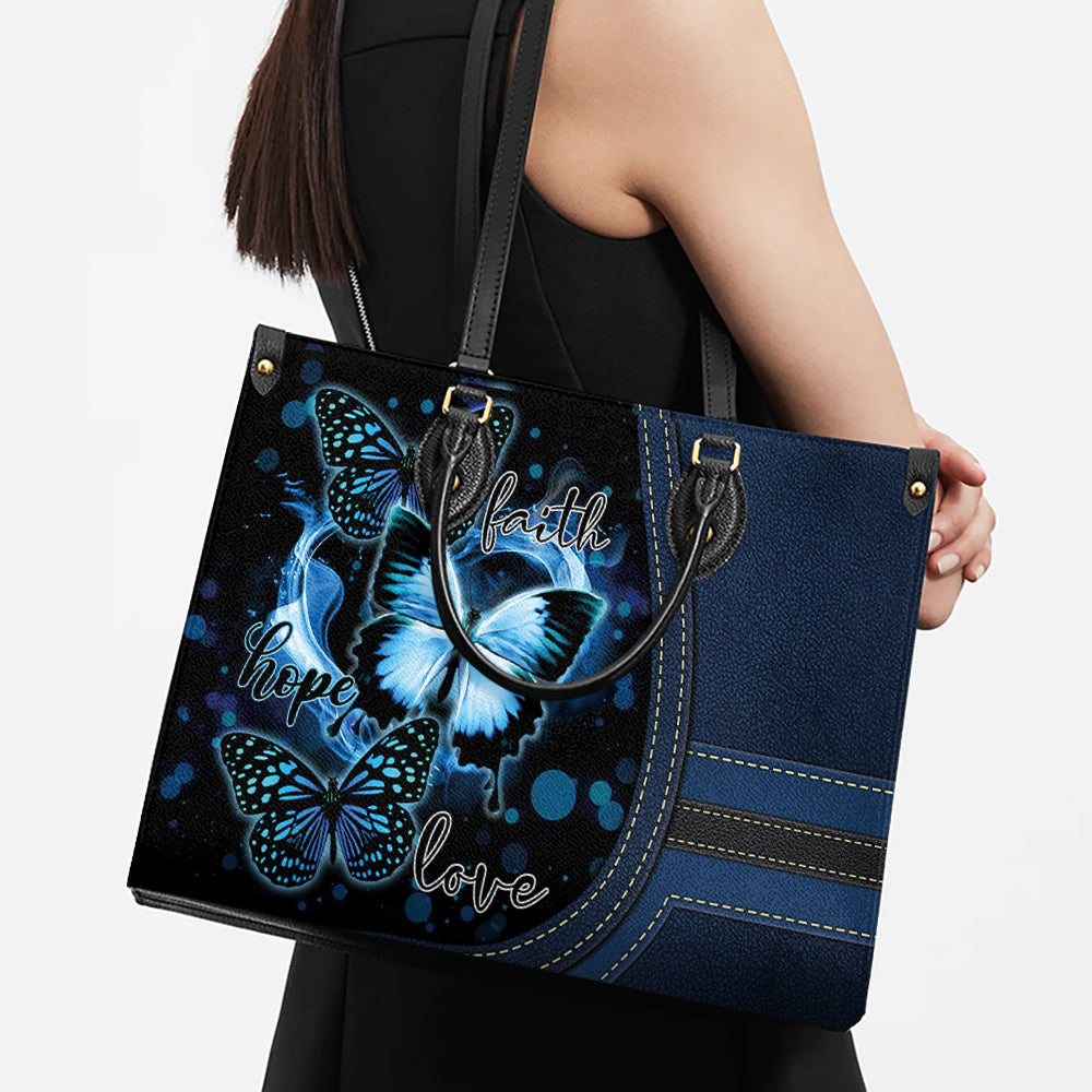 Faith Hope Love Leather Bag, Women's Pu Leather Bag, Best Mother's Day Gifts