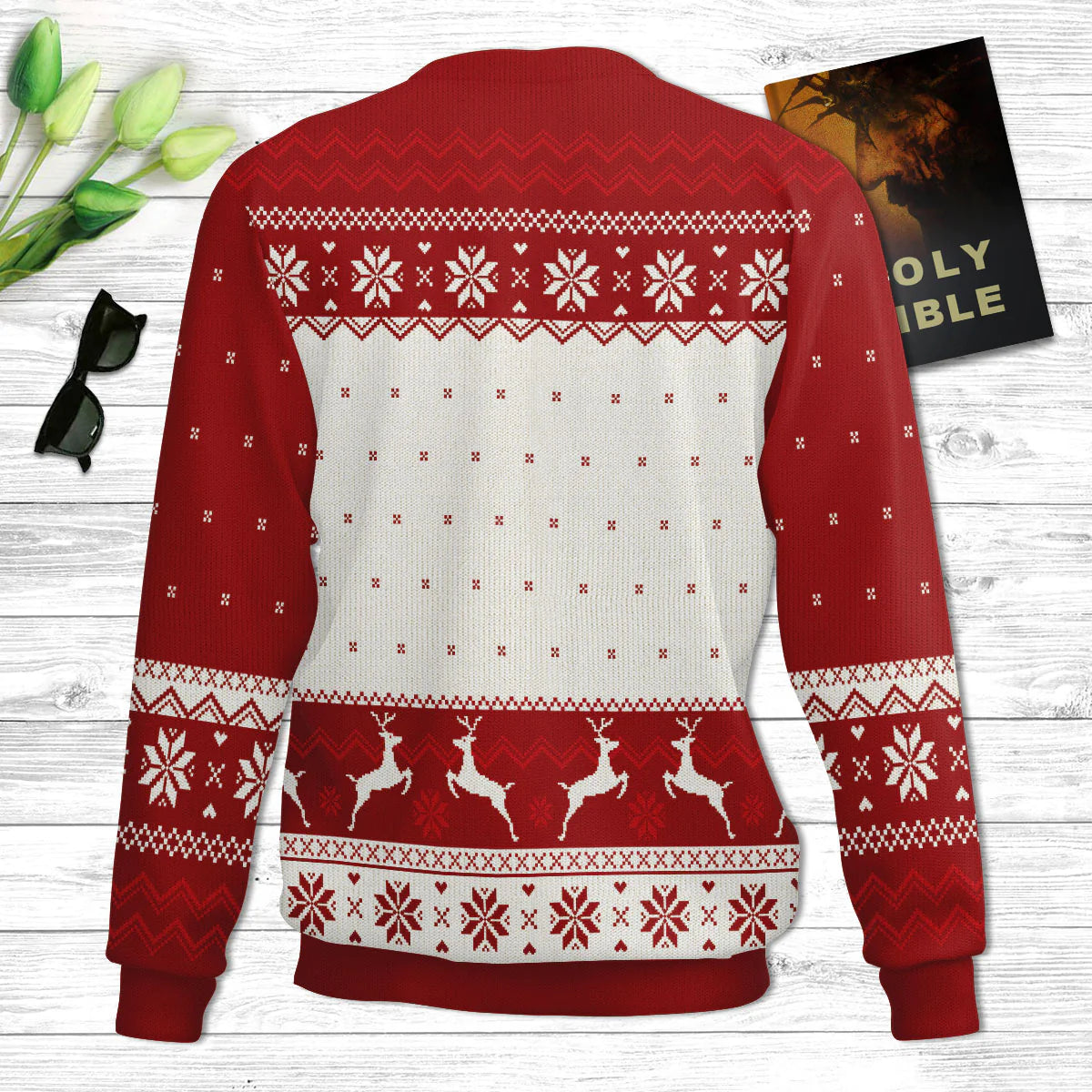 Faith Ugly Christmas Sweater - Hope Ugly Christmas Sweater - Love Ugly Christmas Sweater - Christian Unisex Sweater - Religious Christmas Gift