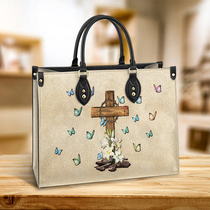 Faith I Can Only Imagine Leather Bag, Women's Pu Leather Bag, Gift For Grandmothers