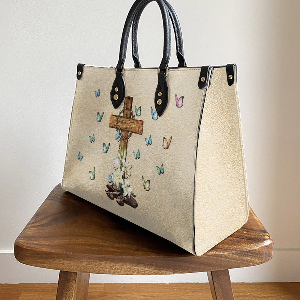 Faith I Can Only Imagine Leather Bag, Women's Pu Leather Bag, Gift For Grandmothers